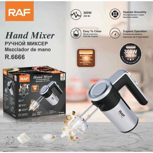 Mixeur à Main RAF 350W - Batteur Électrique avec 5 Vitesses