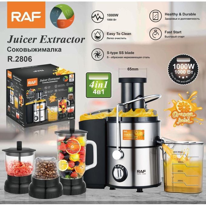 Extracteur de Jus RAF R.2806 - 1000W 4 en 1