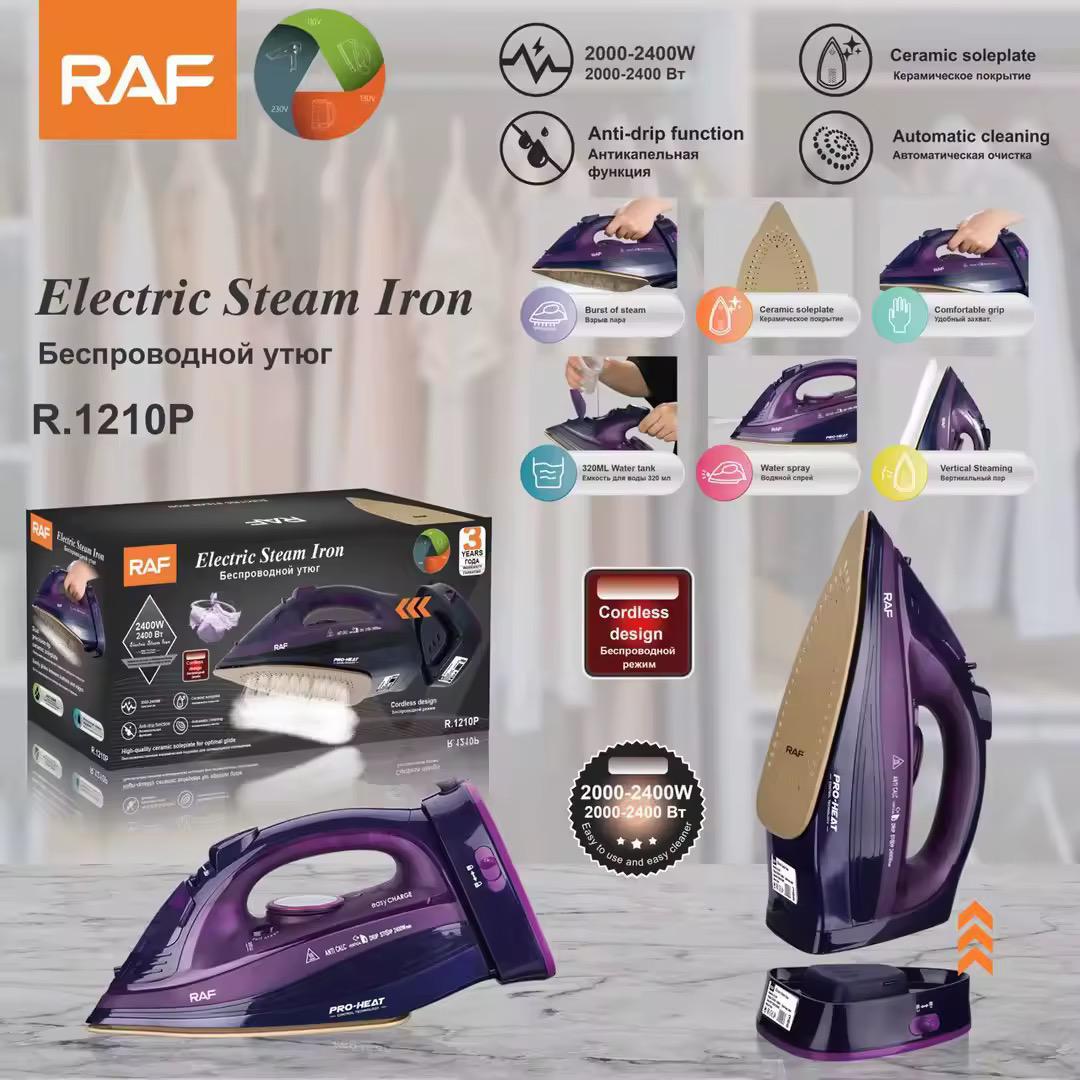 Fer à Repasser Sans Fil RAF - 33cm - Violet